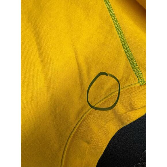 Made Some Souvenirs Yellow Relaxed Fit Crewneck Sweatshirt Women’s Large USA - Picture 5 of 8